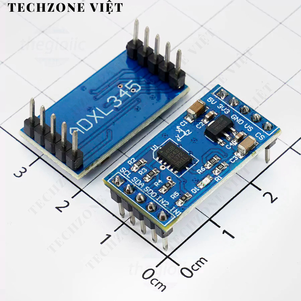 ADXL345 Mạch Cảm Biến Gia Tốc 3 Trục TechZone Việt