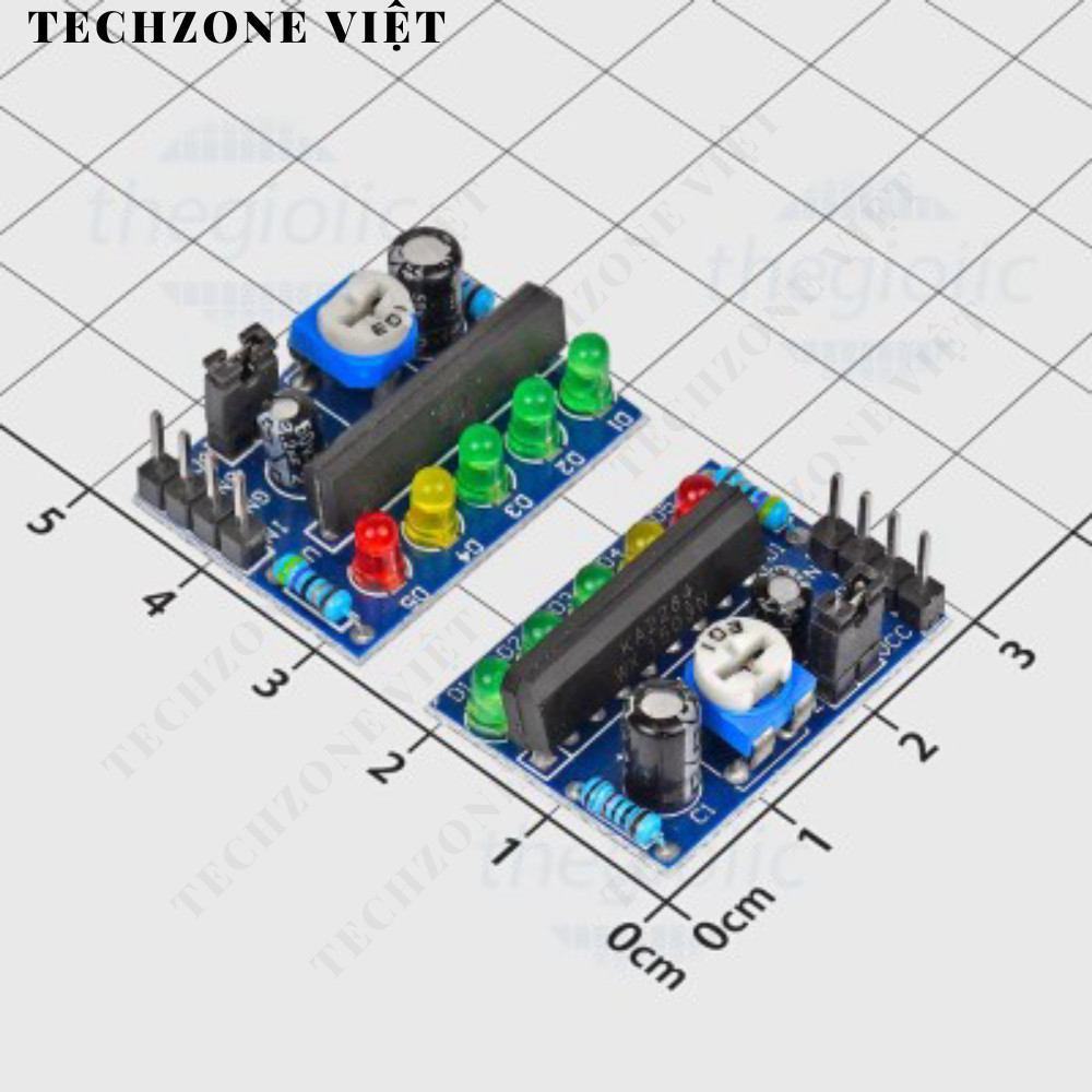 KA2284 Module Nháy Theo Nhạc Và Hiển Thị Mức Pin TechZone Việt