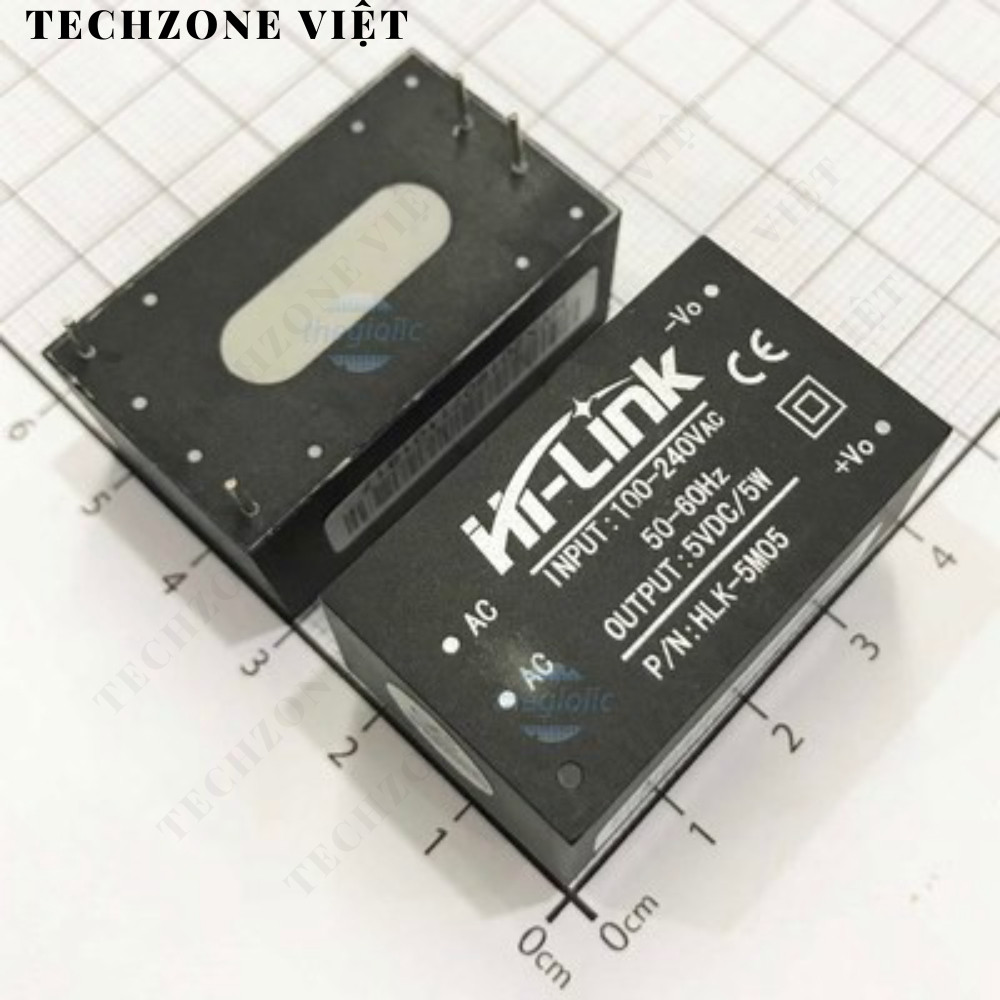 HLK-5M05 Chuyển Đổi AC-DC 220-5V 5W Hi-Link TechZone Việt