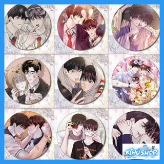   KIHU  Huy hiệu MONDAY'S SAVIOR - SPILLED BLOOD 44mm pin cài áo boylove anime phụ kiện balo dễ thương phong cách. 