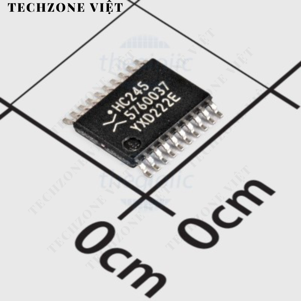 [3 Cái]- 74HC245PW,118 IC Bus Transceiver Non-Inverting 8 Bit, 3-State 20-TSSOP TechZone Việt