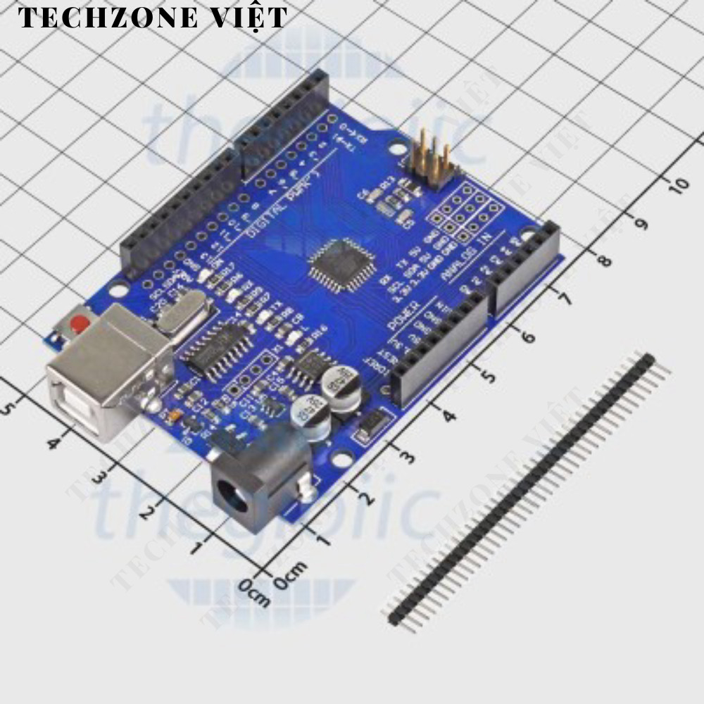 Arduino Uno R3 ATmega328 SMD CH340 TechZone Việt