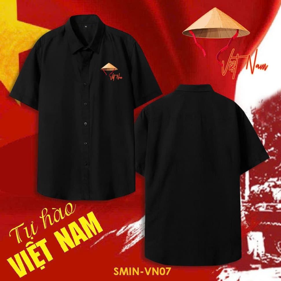 Áo Sơ Mi Tự Hào người VIỆT NAM Thời Trang dành cho nam nữ trẻ trung năng động UT