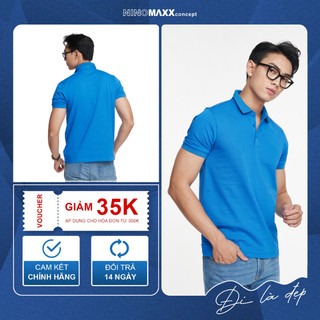   CÒN SIZE S  Áo Polo Nam Premium Polo Tay Ngắn Sợi Cotton Mercerized N&M CLUB NINOMAXX 2105018 