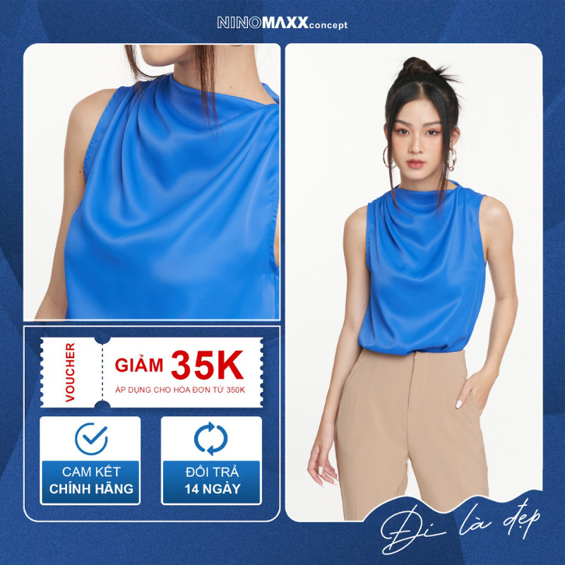  N&M Áo kiểu nữ thời trang chất polyester 2207055