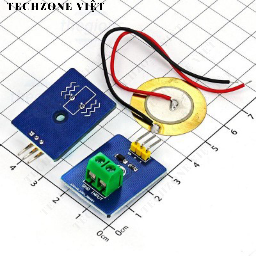 Cảm Biến Áp Điện Ceramic TechZone Việt