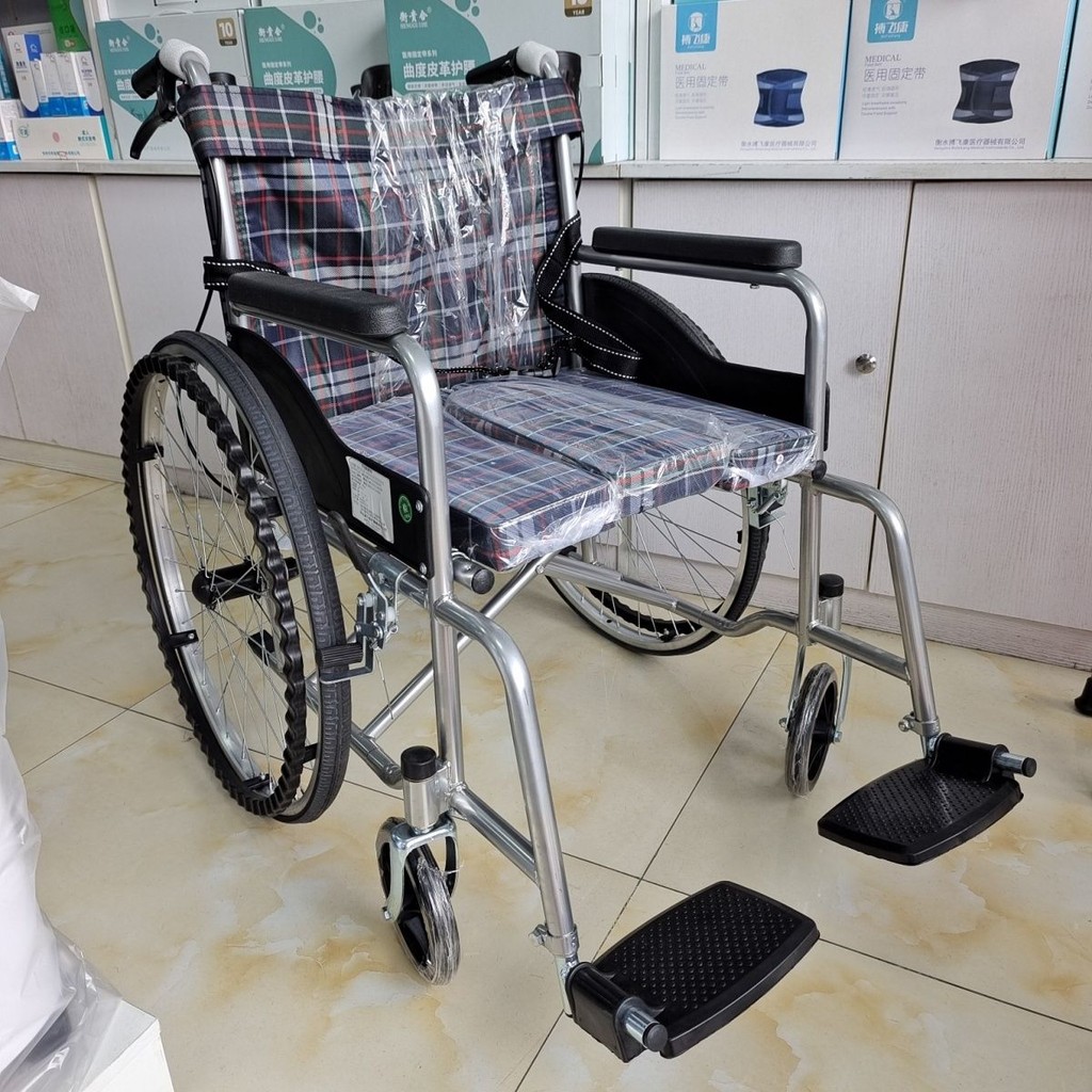 Xe lăn tay cho người già, xe lăn nhẹ, gấp gọn, xe tay ga điện cho người khuyết tật, du lịch cho ngườ