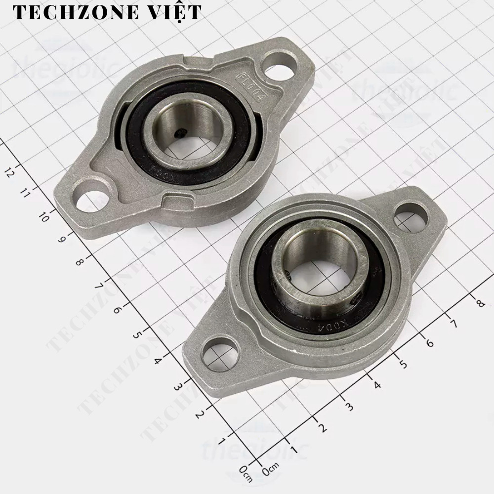 KFL004 Gối Đỡ Vòng Bi 20mm TechZone Việt