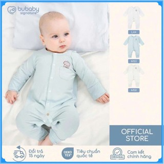   NB-3M  Body dài tay cài giữa Bao tay chân lật Bambus - BBB210208 BBB210211 | Quần áo BU Baby chính hãng 