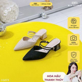  Giày cao gót nữ BEE SHOES mũi nhọn gót nhọn 4cm - CG073  Form 1.5  