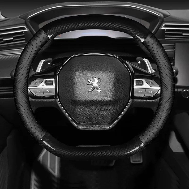 Bọc Vô Lăng Vân Carbon PEUGEOT 4008 5008 2008 Cao Cấp