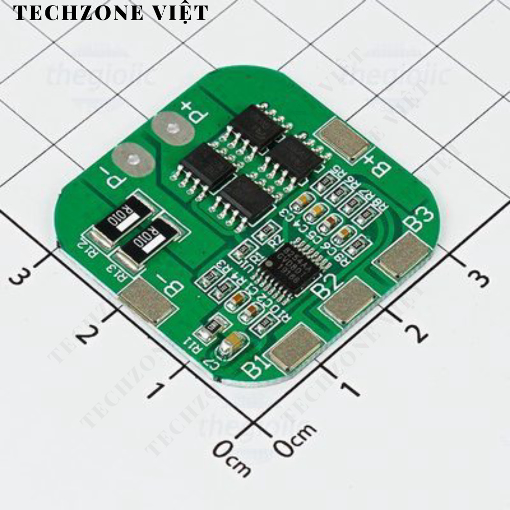 Mạch Sạc Pin 18650 4 Viên 4S 20A Có Bảo Vệ TechZone Việt