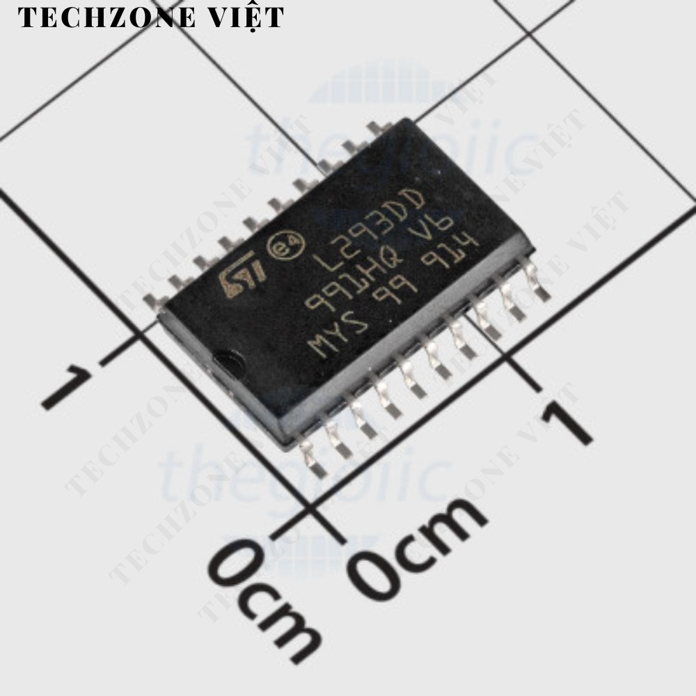 L293DD IC Điều Khiển Động Cơ Có Chổi Than 36V 600mA 20-SOIC TechZone Việt