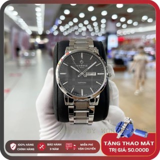 Đồng hồ thời trang, đồng hồ nam dây thép Sunrise DM1204SWA full box, kính sapphire chống xước, chống nước