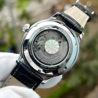 Đồng hồ nam Orient automatic dây da máy cơ nhật