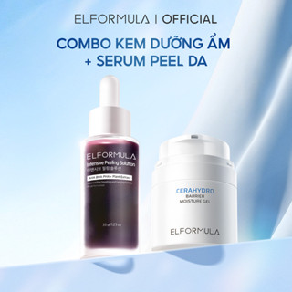  Combo Kem dưỡng ẩm + Serum peel da mặt ELFORMULA Giúp dưỡng ẩm cho da  tẩy tế bào chết trắng da 50ml+35ml 