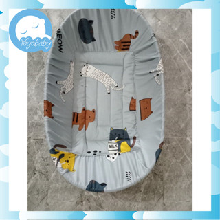 Nệm lót nôi tre cho BÉ free size (85x55) (90x60) (100x65)  | YOYOBABY