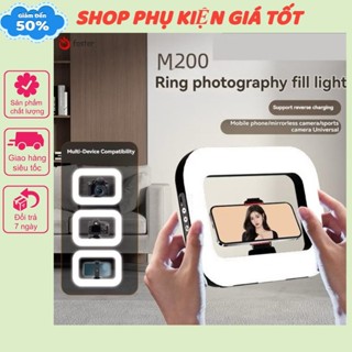 Đèn Livestream YM200 Di Động Tích Hợp Giá Đỡ Điện Thoại Hỗ Trợ Quay Video, Chụp Ảnh, Livestream Chuyên Nghiệp