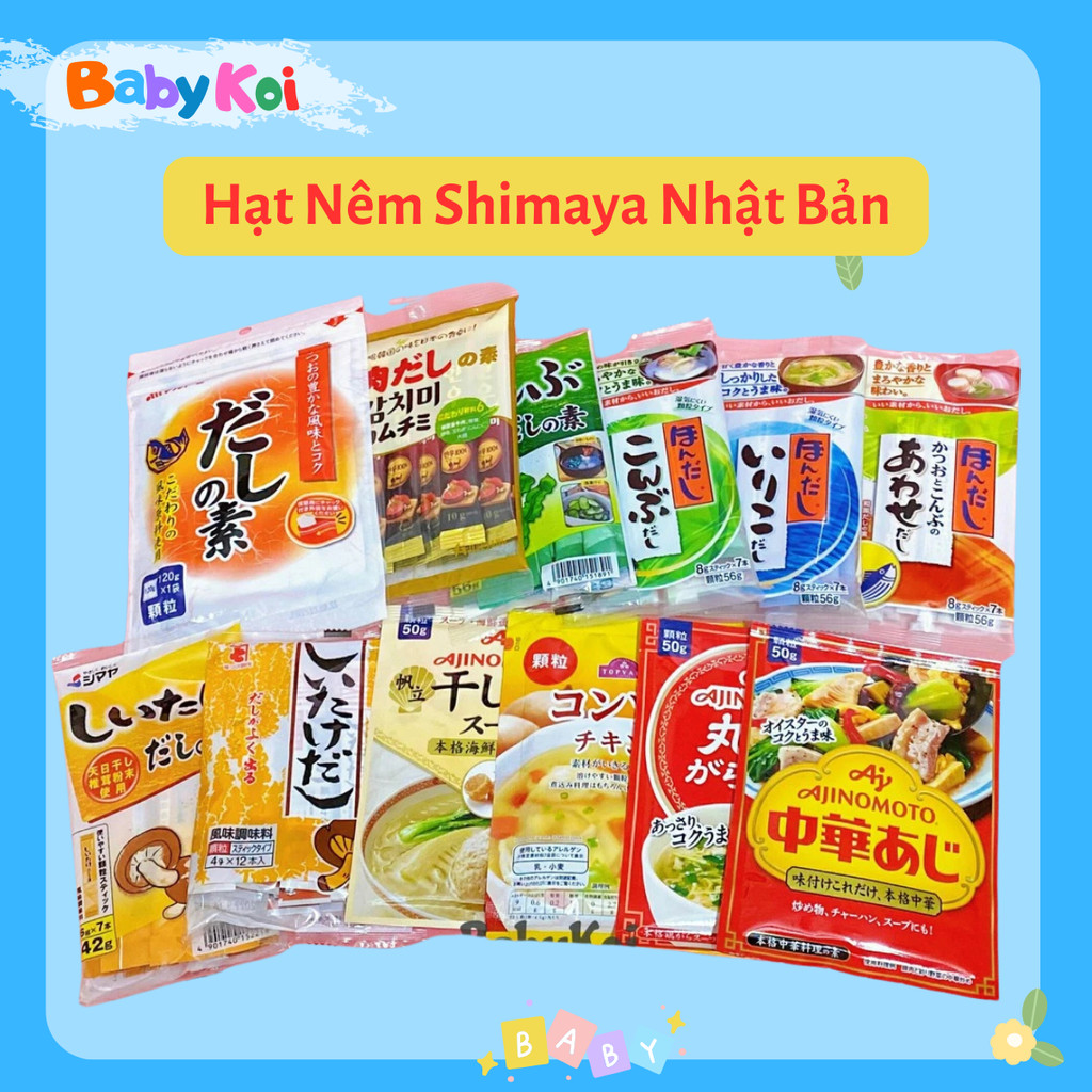 Hạt nêm Shimaya nội địa Nhật Bản (date 2026)