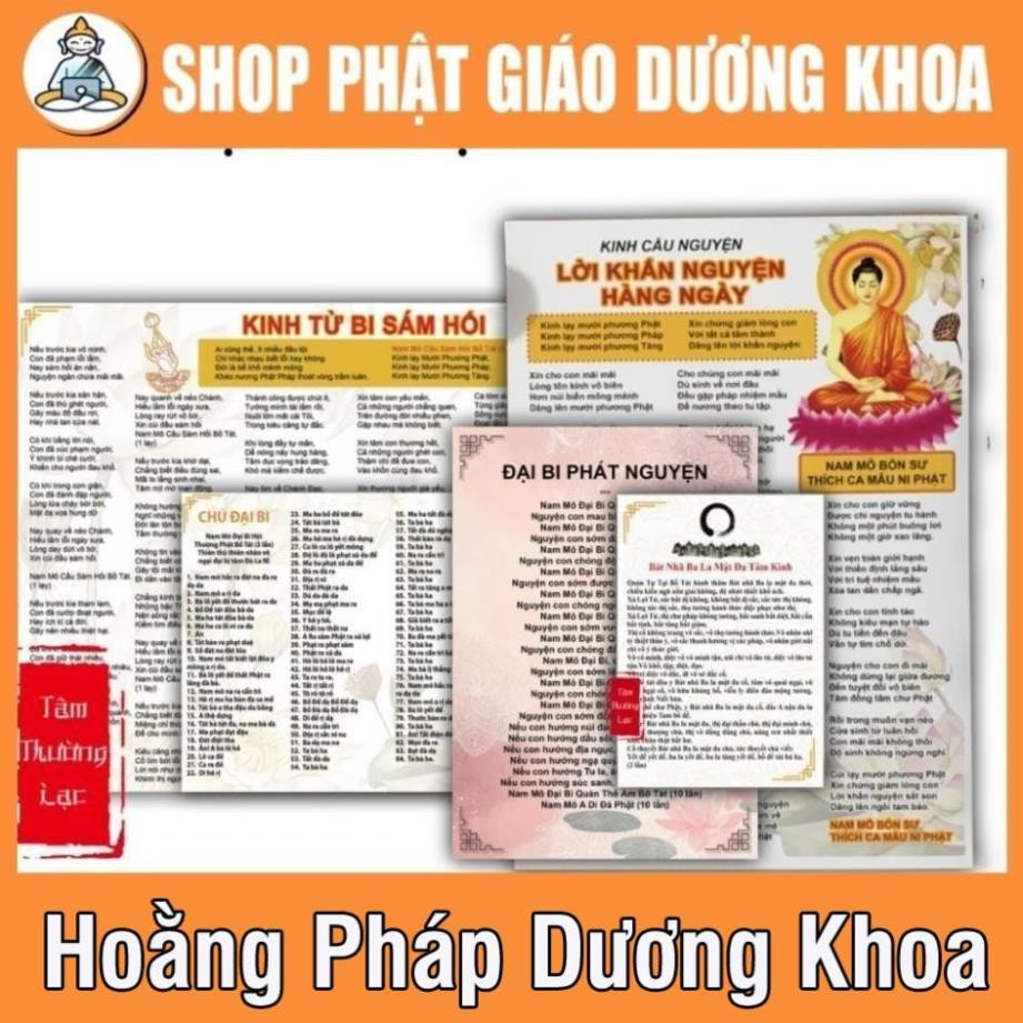 Bộ 8 Kinh Đọc Hàng Ngày Sám Hối, Hồi Hướng, Chú Đại Bi, Tâm Kinh, Khấn Nguyện, Đại Bi Phát Nguyện  C