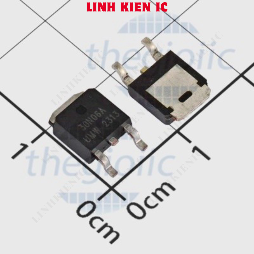 [5 Cái]- 30N06 MOSFET Kênh N 60V 30A TO-252-3 Linhkien IC