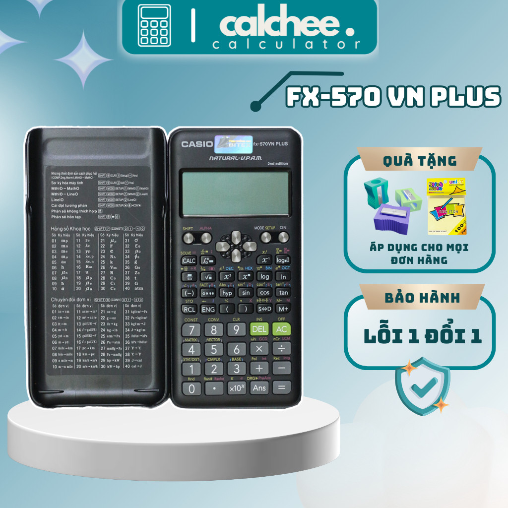 Máy Tính Casio FX-570VN Plus 2nd Edition | Máy Tính Khoa Học 570VN Giá Rẻ Cho Học Sinh