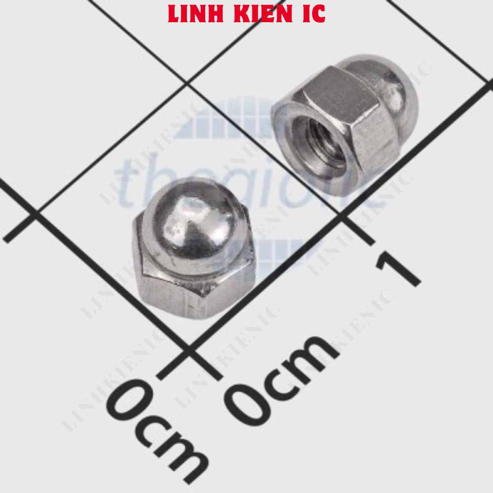[30 Cái]- Đai Ốc Mũ M3 304 Linhkien IC