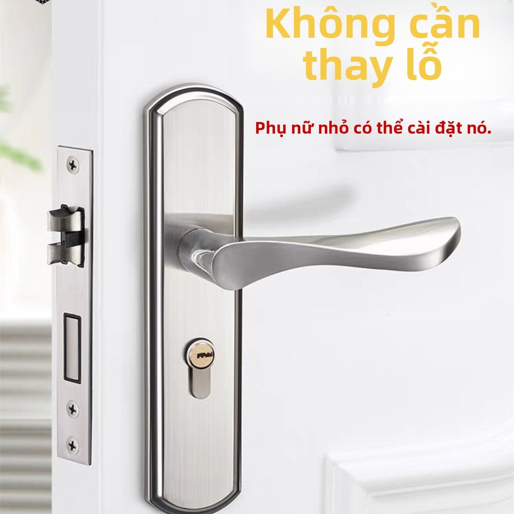 Ổ khóa cửa trong nhà, ổ khóa cửa phòng ngủ, ổ khóa cửa phòng, ổ khóa cửa gỗ gia đình, ổ khóa cửa im 