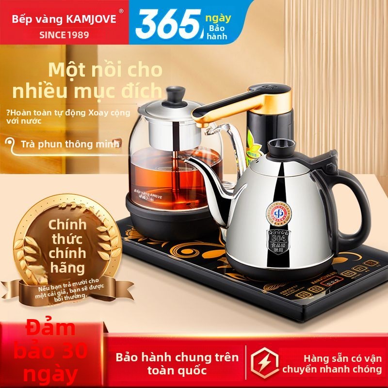 Bếp Vàng K905 Bình đun nước tự động, bếp điện pha trà, ấm đun nước điện, ấm pha trà phun, ấm đun nướ