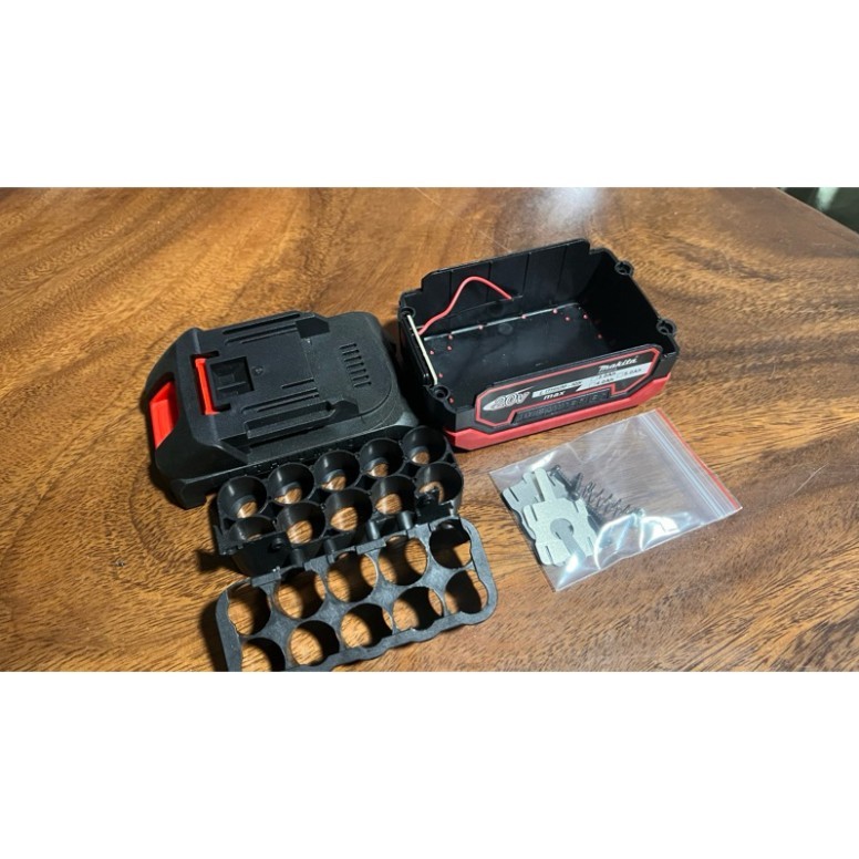 Vỏ Makita 5s2p 10 cell 18650-Abs- chân thông dụng