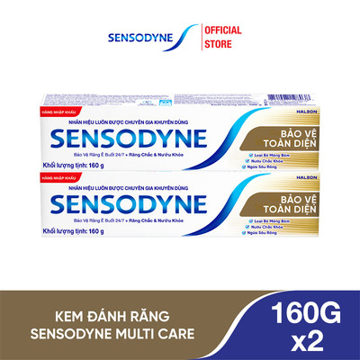 Bộ 2 Kem đánh răng SENSODYNE Multi Care 160g giúp giảm ê buốt hiệu quả và giúp nướu chắc khỏe