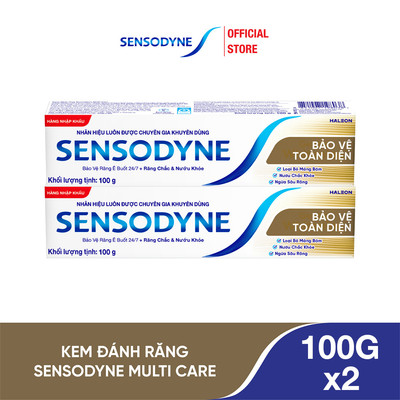 Bộ 2 Kem đánh răng SENSODYNE Multi Care 100g giúp giảm ê buốt hiệu quả và giúp nướu chắc khỏe