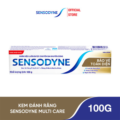 Kem đánh răng SENSODYNE Multi Care 100g giúp giảm ê buốt hiệu quả và giúp nướu chắc khỏe