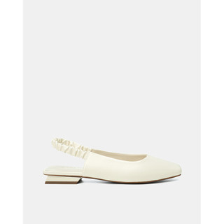  Giày Búp Bê Nữ 3cm Thời Trang JUNO Slingback Quai Thun BB03138 