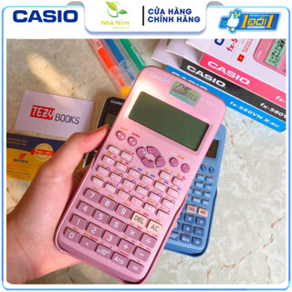 Máy tính CASIO Fx 580VN X thế hệ mới ( Màu Hồng ) Độ Chính Xác Cao - Máy Tính Giá Rẻ - Hàng Thái Bảo Hành 24 Tháng