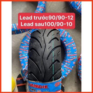   vỏ  lốp xe máy không săm lead và atila 90 90-12 100 90-10 chính hãng vanlock 