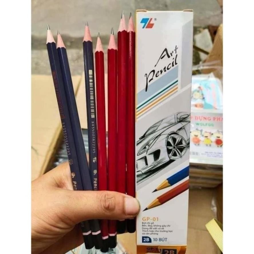 SET 10 BÚT CHÌ 2B THIÊN LONG