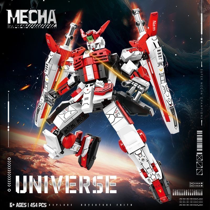 Đồ chơi mô hình lắp ráp robot Mecha Gundam biến hình tương thích với LEGO, quà tặng ngày lễ cho bé t