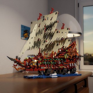 Tương thích với LEGO Flying Dutchman, tàu hải tặc người lớn, đồ chơi khối xây dựng khó khăn lớn, mô hình lắp ráp giáo dụ
