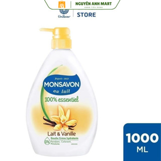  SỮA TẮM MONSAVON CHIẾT XUẤT SỮA VÀ HOA VANI 1000ML 