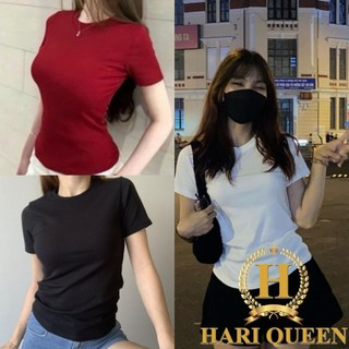  Áo Thun Nữ Babytee Trơn Form Ôm Chất Thun Tăm Siêu Mềm Mịn Tôn Dáng HARIQUEEN 