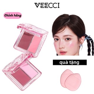  VEECCI Phấn Má Hồng Hai Màu Dạng Nước Dưỡng Ẩm Kết Cấu Dạng Kem Gần Với Da Không Dễ Tẩy Trang 2.8g 