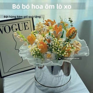  【Cửa Hàng Bán Chạy Tương thích với LEGO Bricks bó hoa hồng trang trí phòng khách bộ sưu tập cho bé trai và bé gái quà 