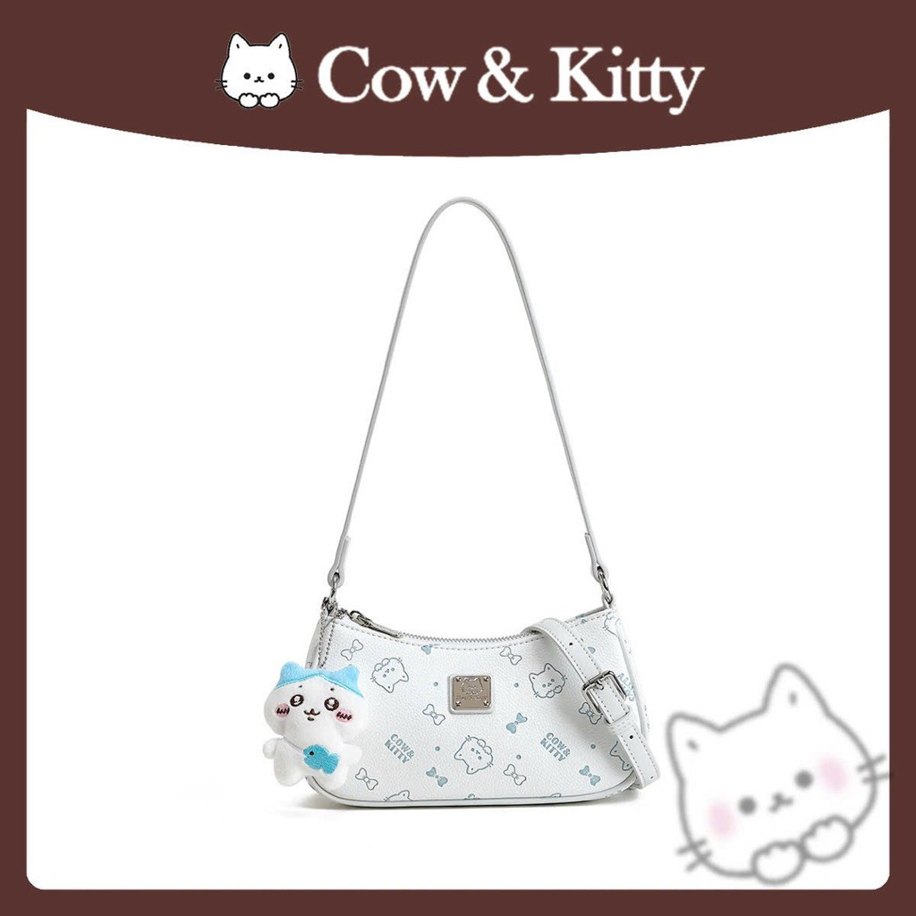 [HÀNG CÓ SẴN FULL BOX] Túi đeo chéo, kẹp nách họa tiết mèo kitty hồng siêu xinh xắn dễ thương chất da mềm dày dặn