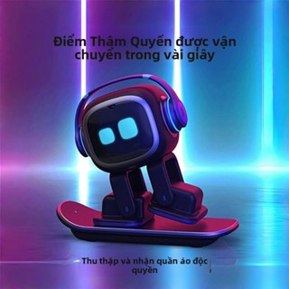 emo Robot thông minh để bàn, bạn đồng hành giọng nói cảm xúc điện tử AI Công nghệ thú cưng đồ chơi EMO Hỗ Trợ GPT