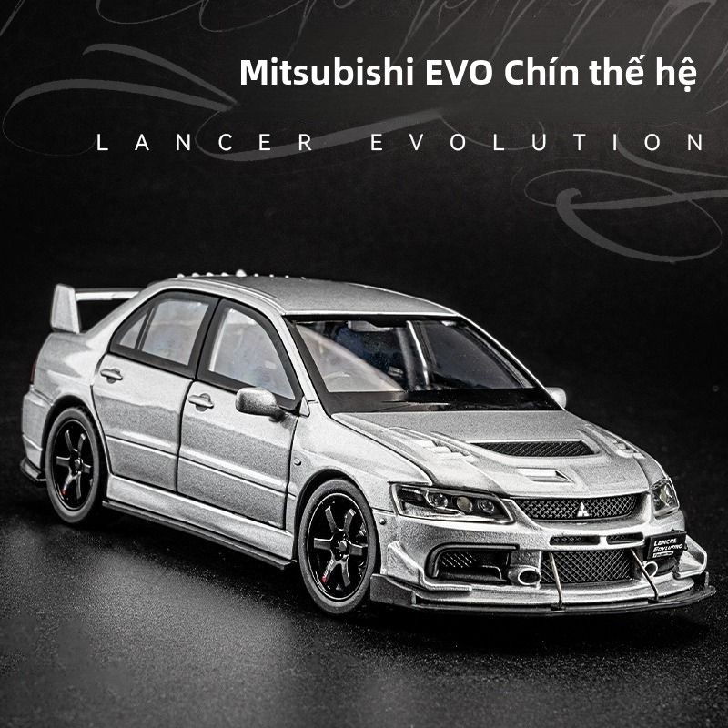 Mitsubishi EVO Mô Hình Xe Hơi9Mô hình xe thể thao hợp kim jdm Mô hình xe đua đồ trang trí sưu tầm ch