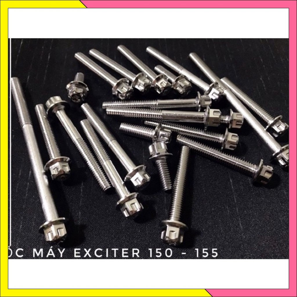 Bộ 21 con ốc SALAYA gắn full lốc máy Ex150/155/135/2010 [SIÊU SALE]