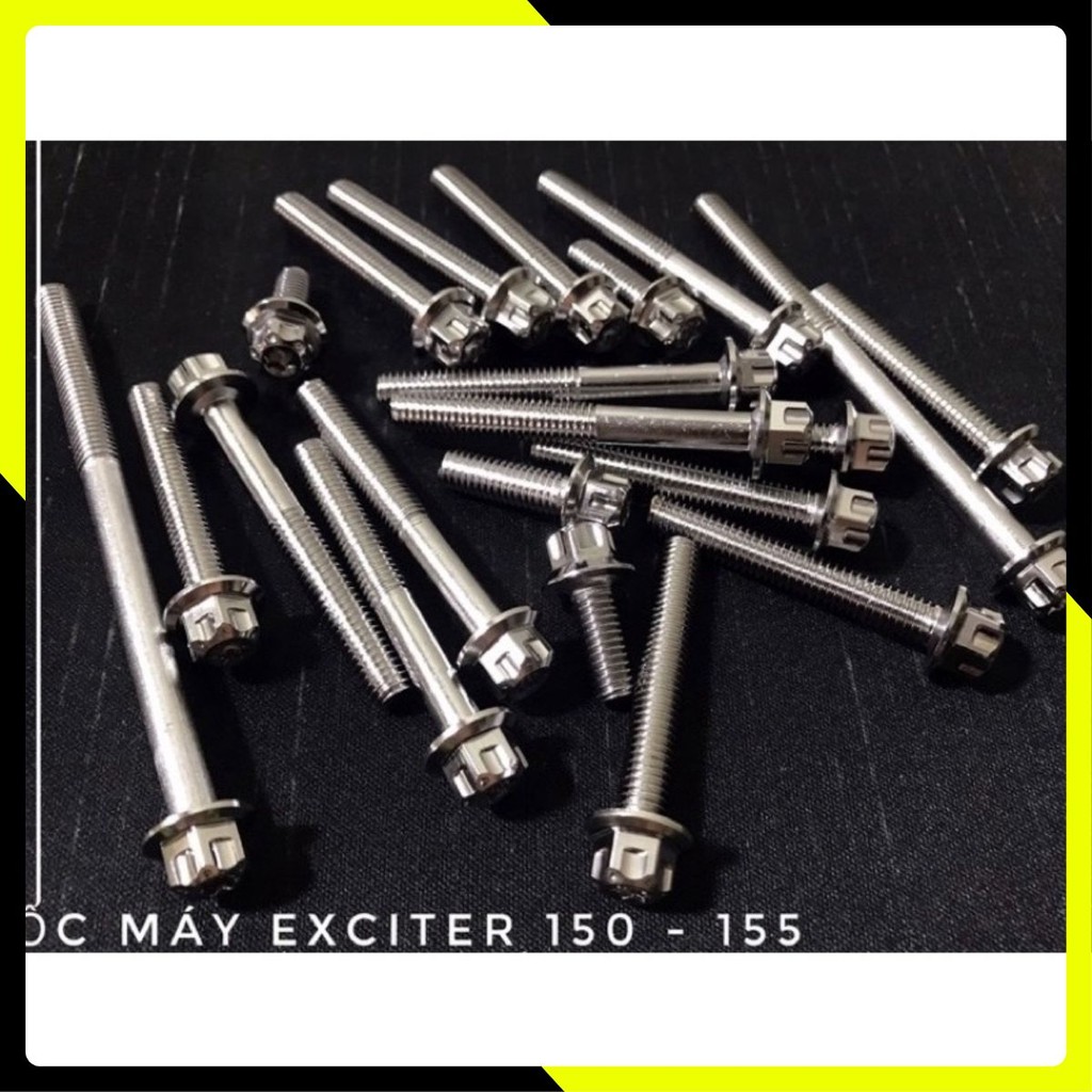 Bộ 21 con ốc SALAYA gắn full lốc máy Ex150/155/135/2010 [XẢ HÀNG]