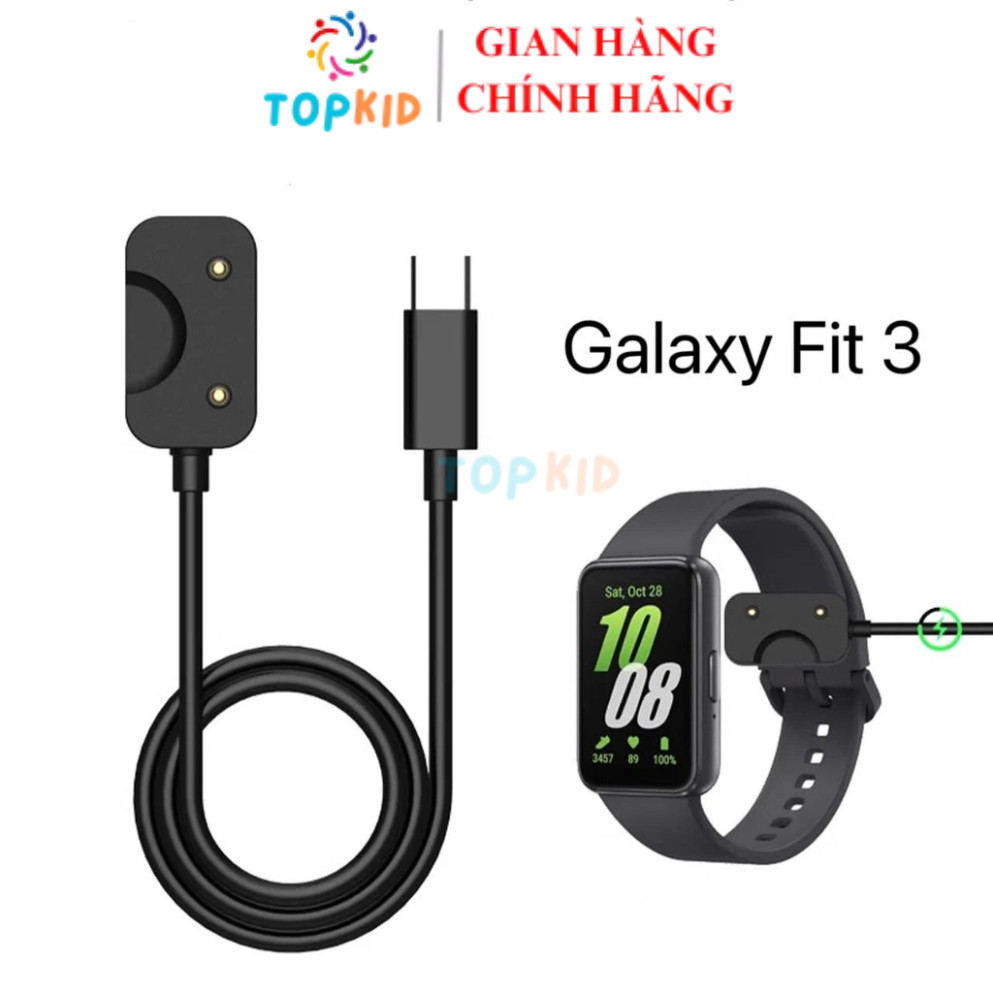[Chính hãng] Dây sạc nam châm đồng hồ Samsung Galaxy Fit 3 chính hãng, cáp sạc Samsung Galaxy Fit 3