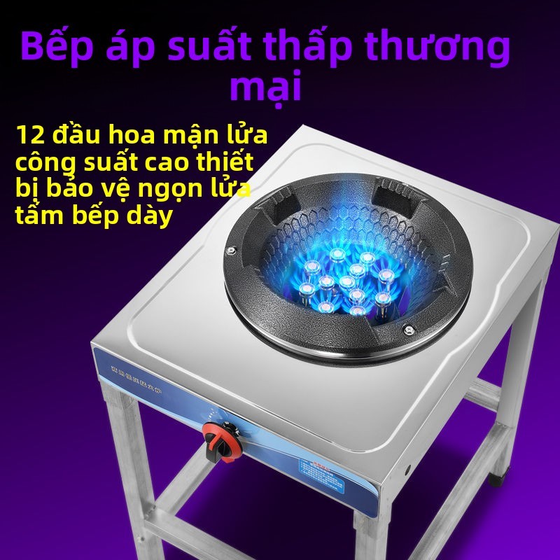 Bếp ga thương mại nhiệt độ cao, bếp ga đơn cho quầy ăn, bếp mì chiên, bếp ga ăn vặt, bếp gia đình